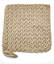 Load image into Gallery viewer, Handmade Crochet Organic Cotton Dish Towel, Dish Cloth, Kitchen Towel, Fabric Cloth