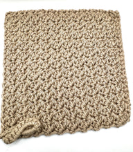 Load image into Gallery viewer, Handmade Crochet Organic Cotton Dish Towel, Dish Cloth, Kitchen Towel, Fabric Cloth