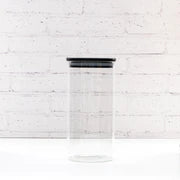 Load image into Gallery viewer, Black Bamboo Lid Pantry Storage Jars