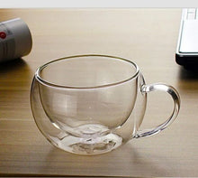 Load image into Gallery viewer, Double Walled Glass Thermo Tea & Coffee Cup - 150ml
