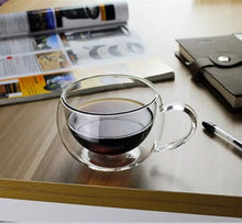 Load image into Gallery viewer, Double Walled Glass Thermo Tea & Coffee Cup - 150ml