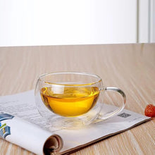 Load image into Gallery viewer, Double Walled Glass Thermo Tea & Coffee Cup - 150ml
