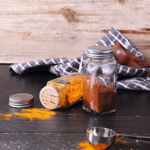 Load image into Gallery viewer, Spice Jars with Aluminium Lids, Glass