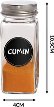Load image into Gallery viewer, Spice Jars with Aluminium Lids, Glass