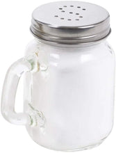 Load image into Gallery viewer, Mason Jars Pre filled Salt & Pepper Shaker Set