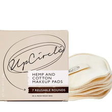 Load image into Gallery viewer, UpCircle Hemp + Cotton Make up Remover Pads - Pk of 7