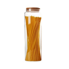 Load image into Gallery viewer, Glass Pantry Jars With Bamboo Lid