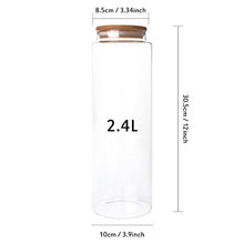 Load image into Gallery viewer, Glass Pantry Jars With Bamboo Lid