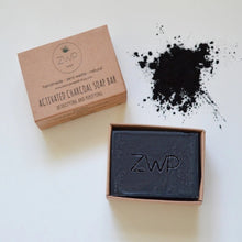 Load image into Gallery viewer, Zero Waste Path Activated Charcoal Soap Bar - 100g