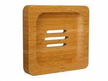 Load image into Gallery viewer, Bamboo Wood Soap Dish - Square