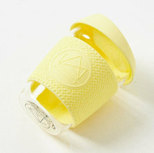 Load image into Gallery viewer, Neon Kactus Reusable Glass Coffee Cup - Sun is shining