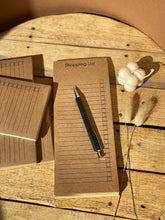 Load image into Gallery viewer, Kraft Paper Magnetic Shopping List Pad - Eco Bazaar London