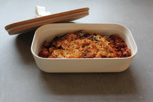 Load image into Gallery viewer, Bamboo Lunch Box (1.1L) - White