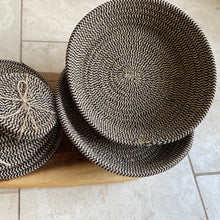 Load image into Gallery viewer, Cotton Thread Weave Bread Basket 23cm - x 1 - Black