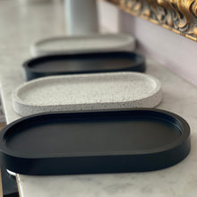 Load image into Gallery viewer, Oval Jesmonite Tray - Decorative Tray