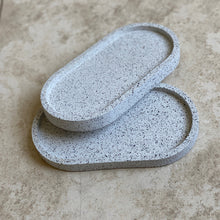 Load image into Gallery viewer, Oval Jesmonite Tray - Decorative Tray