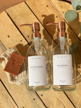 Load image into Gallery viewer, White Label Collection Glass Bottles With Stainless Steel Pump