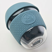 Load image into Gallery viewer, Neon Kactus Reusable Glass Coffee Cup - Super Sonic