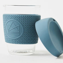 Load image into Gallery viewer, Neon Kactus Reusable Glass Coffee Cup - Super Sonic