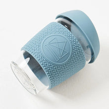 Load image into Gallery viewer, Neon Kactus Reusable Glass Coffee Cup - Super Sonic