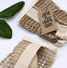 Load image into Gallery viewer, Soft Jute Soap Bag