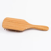 Load image into Gallery viewer, Bamboo Hairbrush - With Wooden Pins
