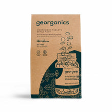 Load image into Gallery viewer, Georganics Mouthwash Tablets - English Peppermint - x 720 Refill