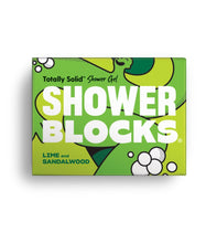 Load image into Gallery viewer, Shower Blocks - Totally Solid Shower Gel - Lime & Sandalwood