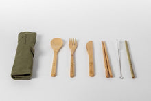 Load image into Gallery viewer, Bamboo Cutlery Set