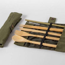 Load image into Gallery viewer, Bamboo Cutlery Set