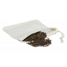 Load image into Gallery viewer, Organic Cotton Reusable Tea Bag - Pk of 2