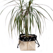 Load image into Gallery viewer, Foldable Jute Fabric Plant pot - Storage Basket - Eco Bazaar London