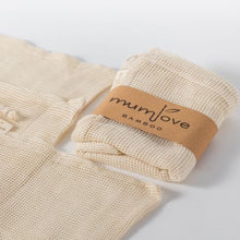 Load image into Gallery viewer, Reusable Organic Cotton Mesh Bags - Produce Bags - Set of 3