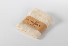 Load image into Gallery viewer, Reusable Organic Cotton Mesh Bags - Produce Bags - Set of 3