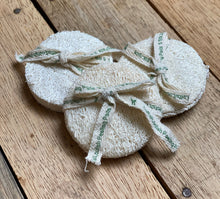 Load image into Gallery viewer, Natural Facial Loofah Pads - Pack of 5
