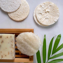 Load image into Gallery viewer, Natural Facial Loofah Pads - Pack of 5