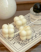 Load image into Gallery viewer, Mini Bubble Candle - Cotton Musk & Meadow Lily - Eco Bazaar London