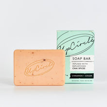 Load image into Gallery viewer, UpCircle Cinnamon & Ginger Chai Soap Bar - 100g