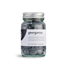Load image into Gallery viewer, Georganics Mouthwash Tablets - Activate Charcoal - x 180
