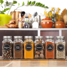 Load image into Gallery viewer, Spice Jars with Aluminium Lids, Glass
