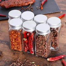 Load image into Gallery viewer, Spice Jars with Aluminium Lids, Glass

