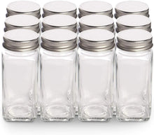 Load image into Gallery viewer, Spice Jars with Aluminium Lids, Glass
