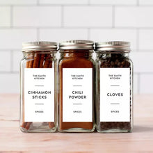 Load image into Gallery viewer, Spice Jars with Aluminium Lids, Glass
