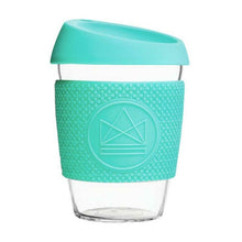 Load image into Gallery viewer, Neon Kactus Reusable Glass Coffee Cup - Free Spirit
