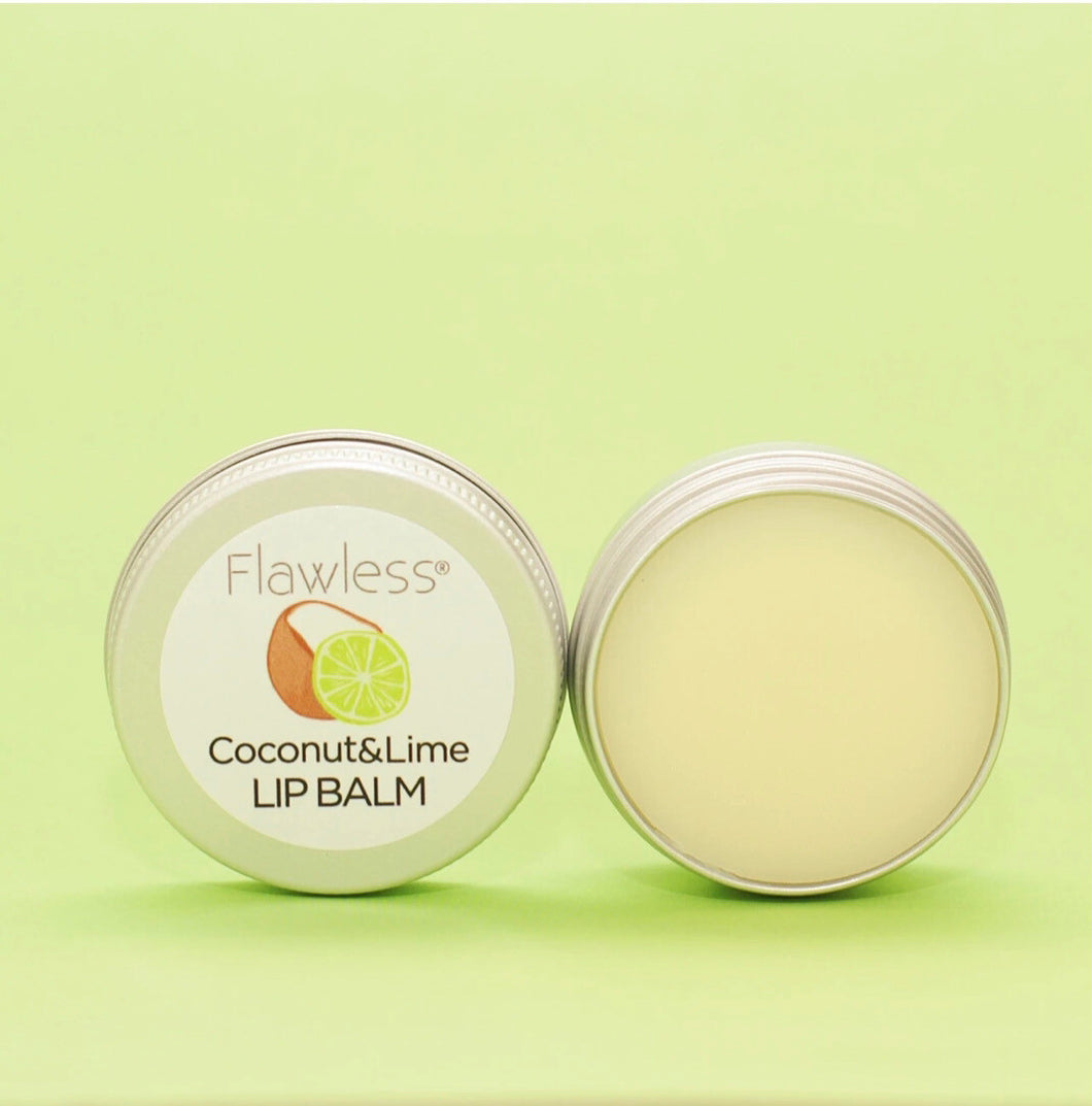 Flawless Vegan Lip Balm 15g - Coconut & Lime
