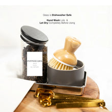 Load image into Gallery viewer, Black Bamboo Lid Spice Jars 8.5oz (250ml)
