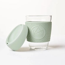 Load image into Gallery viewer, Neon Kactus Reusable Glass Coffee Cup - Friday Feeling
