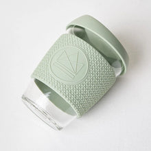 Load image into Gallery viewer, Neon Kactus Reusable Glass Coffee Cup - Friday Feeling
