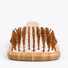 Load image into Gallery viewer, Bamboo Hairbrush - With Wooden Pins

