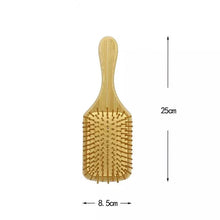 Load image into Gallery viewer, Bamboo Hairbrush - With Wooden Pins
